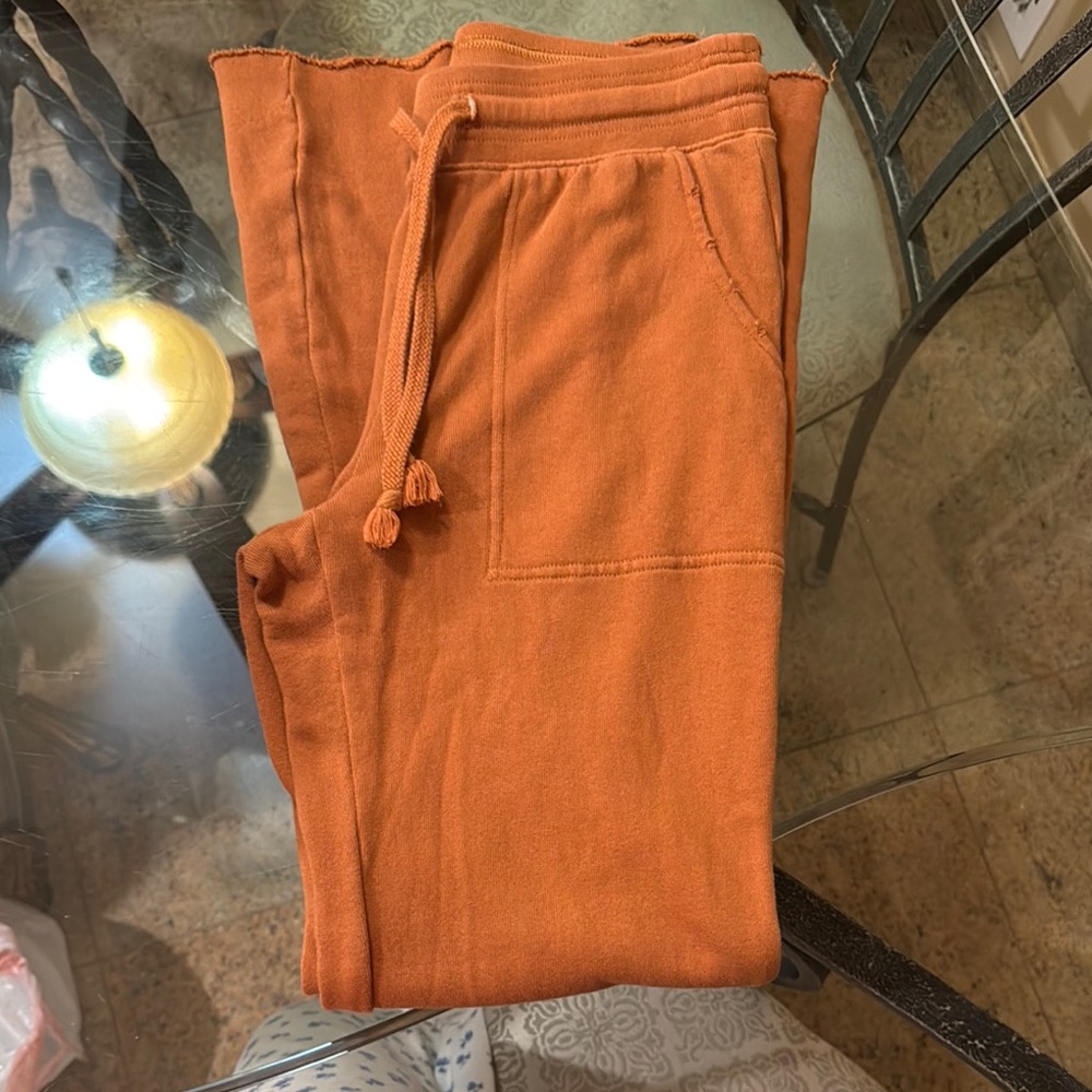 Rust Orange Jogger Pants